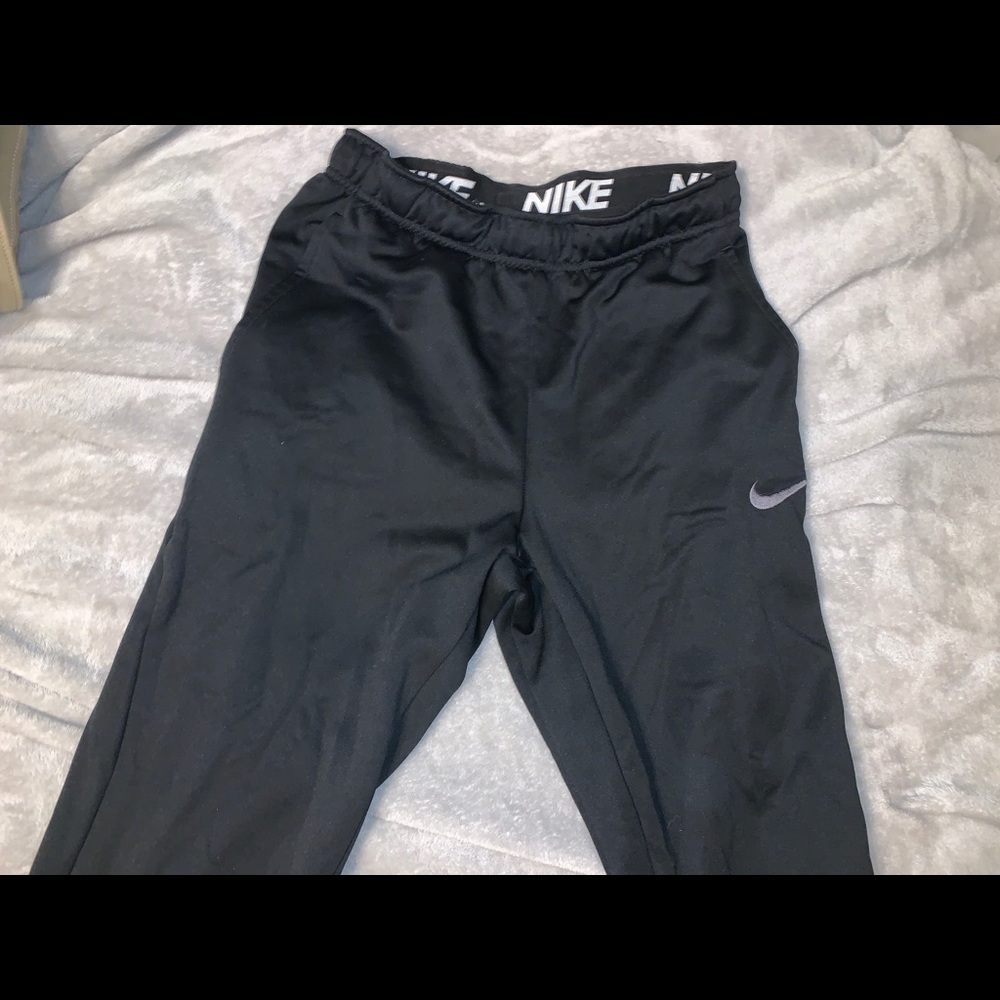 Nike black joggers